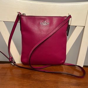 Hot pink Coach Crossbody Purse